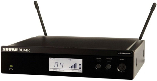 SHURE BLX14RE/B98 M17 662-686 MHz радиосистема с микрофоном BETA 98 для духовых инструментов. Кронштейны для крепления в рэк фото 3
