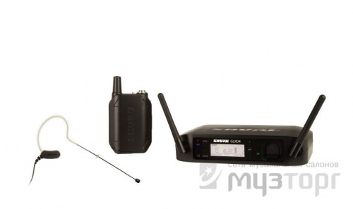 SHURE GLXD14E/MX53 Z2 2.4 GHz цифровая радиосистема с головным микрофоном MX153 фото 3