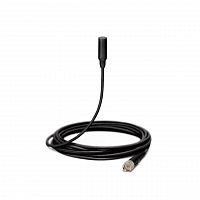 SHURE TL48B/O-MDOT-A Петличный всенаправленный мирофон TwinPlex,, оптимизирован для речи, низкая чувствительность, кабель 1.6мм,