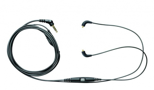 SHURE EAC64BKS отсоединяемый кабель для наушников SE846, черный, посеребренные MMCX коннекторы фото 2