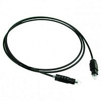 KLOTZ FO01TT цифровой кабель для ADATи SPDIF, разъемы Toslink, диаметр 2,2 мм, чёрный, 1 м
