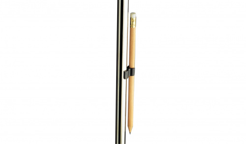 K&M 16096-000-55 держатель для карандаша на стойку диаметром 24-26 мм, чёрный
