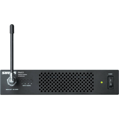 SHURE PA411-E 4х-канальный антенный объединитель для систем персонального мониторинга PSM300 фото 2
