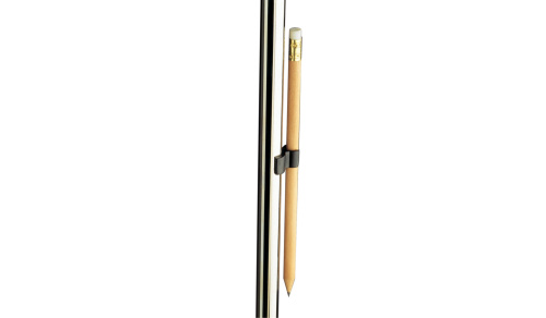 K&M 16094-000-55 держатель для карандаша на стойку диаметром 20-22 мм, чёрный