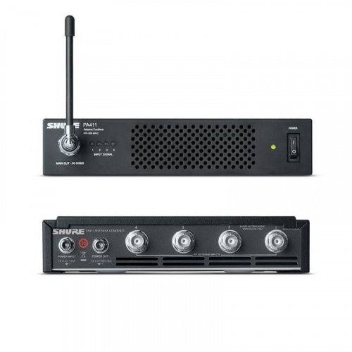 SHURE PA411-E 4х-канальный антенный объединитель для систем персонального мониторинга PSM300 фото 3