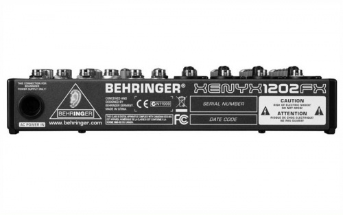BEHRINGER 1202FX микшер, 4 моновхода, 4 стерео, 1 AUX-шина, процессор эффектов фото 3