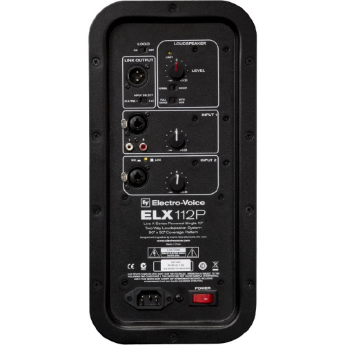 Electro-Voice ELX112P акуст. система 2-полос., активная, 12'', макс. SPL 132 дБ (пик), 1000W, 50Гц-20кГц, цвет черный фото 3