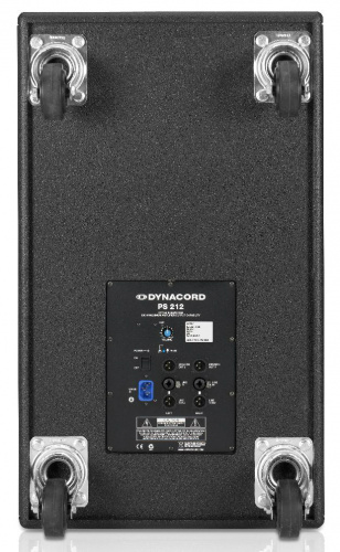 Dynacord PowerSub 212 активный сабвуфер, 2x 12', 400 Вт RMS / 800 Вт (пик), 40Гц-130Гц, максимальный SPL - 127 дБ, цвет черный фото 3