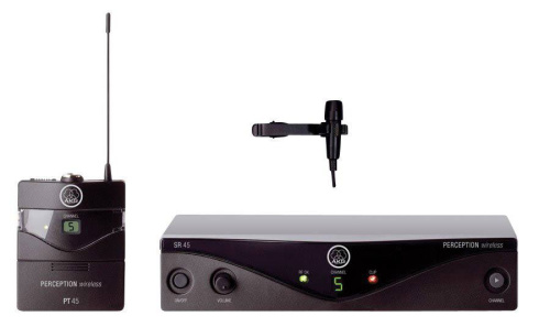 AKG Perception Wireless 45 Pres Set BD U2 (614-634): радиосистема с портативным передатчиком,4-8 каналов+петличный микрофон CK99 фото 2