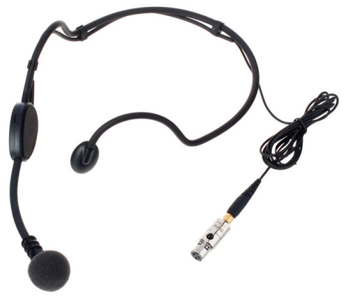 AKG HC644MD black конденсаторный микрофон с оголовьем, кардиоида, чёрный, разъём MicroDot, 100-15000Гц, 20мВ/Па, в комплекте переходник с MicroDot на 3-pin mini-XLR (AKG L-разъём) фото 2