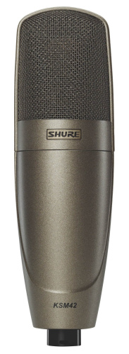 SHURE KSM42/SG студийный вокальный конденсаторный микрофон боковой адрессции премиум класса фото 2