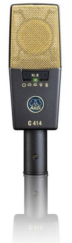 AKG C414XLII микрофон конденсаторный оптимизированный для озвучивания и записи вокала (поп-фильтр PF80 в комплекте) фото 2