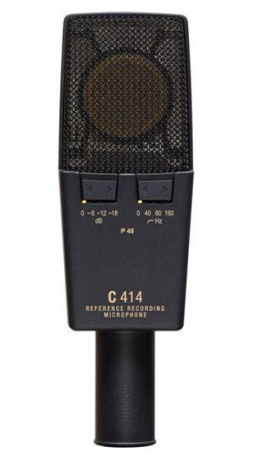 AKG C414XLII микрофон конденсаторный оптимизированный для озвучивания и записи вокала (поп-фильтр PF80 в комплекте) фото 3
