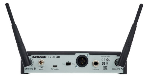 SHURE GLXD24RE/SM86 Z2 2.4 GHz рэковая цифровая радиосистема GLXD Advanced с ручным передатчиком SM86 фото 2