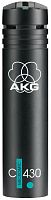 AKG C430 микрофон 'Overhead Master' компактный конденсаторный кардиоидный, 20-20000Гц, 7Мв/Па. Цвет черный.