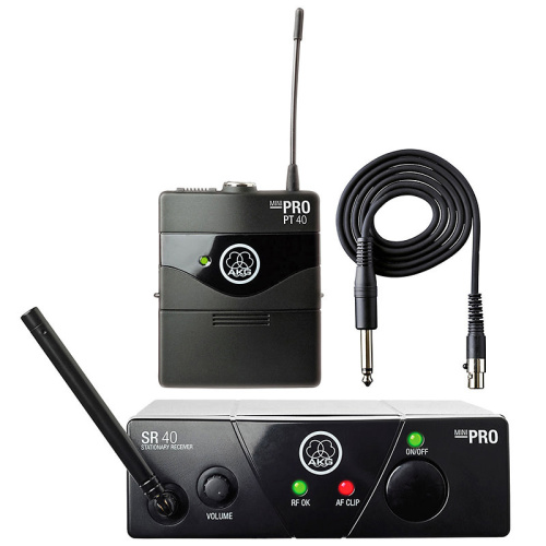 AKG WMS40 Mini Instrumental Set BD US25B (537.900) инструментальная радиосистема с поясным передатчиком и кабелем