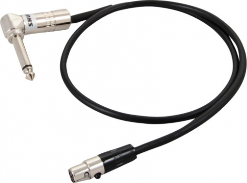 SHURE WA304 инструментальный кабель ( угловой 1/4' JACK-TQG) для поясных передатчиков радиосистем Shure фото 2