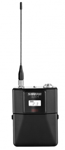 SHURE QLXD14E/153T G51 радиосистема с поясным передатчиком и ушным микрофоном MX153T (телесный) фото 3