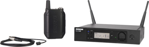 SHURE GLXD14RE/93 2.4 GHz рэковая цифровая радиосистема GLX-D Advanced с петличным микрофоном WL93