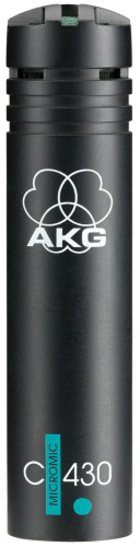 AKG C430 микрофон 'Overhead Master' компактный конденсаторный кардиоидный, 20-20000Гц, 7Мв/Па. Цвет черный. фото 2