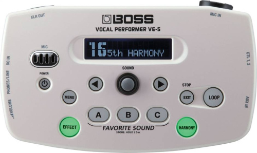 BOSS VE-5-WH вокальный процессор фото 2