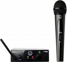 AKG WMS40 Mini Vocal Set вокальная радиосистема BD US25C с приёмником SR40 Mini и ручным передатчиком с капсюлем D88