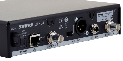 SHURE QLXD24E/KSM9 G51 вокальная радиосистема с ручным передатчиком KSM9, частоты 470-534 MHz фото 2
