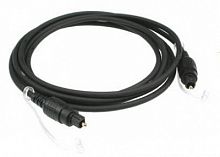 KLOTZ FOPTT01 цифровой кабель для ADATи SPDIF, разъемы Toslink, диаметр 4 мм, чёрный, 1 м