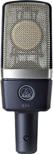 AKG C214 микрофон конденсаторный кардиоидный, с мембраной 1', 20-20000Гц, 20мВ/Па