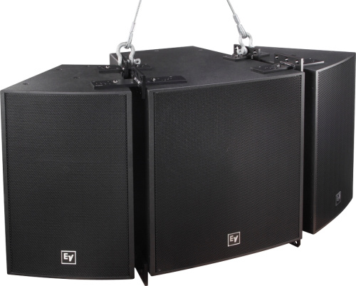 Electro-Voice EVF-1122D/64-FGB двухполосная акустическая система, 12'/3', 8Ом, 600/2400Вт, 60x40, цвет черный, покрытие полимер фото 2