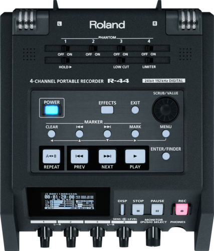 ROLAND R-44-E компактный 4-х канальный рекордер фото 2