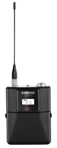 SHURE QLXD14E/93 G51 радиосистема с поясным передатчиком и петличным микрофоном WL93 (круговая направленность) фото 2