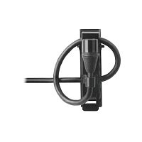 SHURE MX150B/O-XLR всенаправленный петличный микрофон черного цвета с преампом RK100PK, кабелем 1.8м, XLR коннектором
