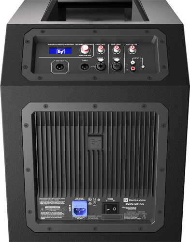 Electro-Voice Evolve 50 KB активная звуковая колонна, 8x3.5'+1x12', 43Гц-20кГц, 127 дБ, 1000 Вт, DSP, чехол, цвет черный