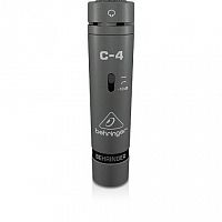 BEHRINGER C-4 комплект из 2-х кардиоидных конденсаторных микрофонов, включает планку с держателями, ветрозащиту, кейс