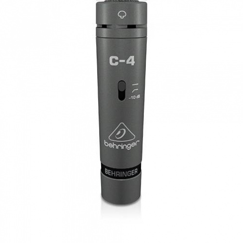 BEHRINGER C-4 комплект из 2-х кардиоидных конденсаторных микрофонов, включает планку с держателями, ветрозащиту, кейс