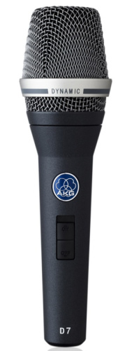 AKG D7S микрофон динамический вокальный класса Hi-End для сцены и записи в студии, с выкл. фото 2