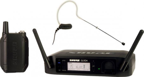 SHURE GLXD14E/85 Z2 2.4 GHz цифровая радиосистема с петличным микрофоном WL185 фото 3