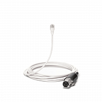 SHURE TL47W/O-MTQG Петличный всенаправленный мирофон TwinPlex, естественная передача звука, низкая чувствительность, кабель 1.6м