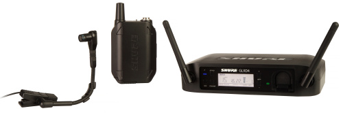 SHURE GLXD14E/P98H Z2 2.4 GHz цифровая радиосистема с микрофоном PGA98H для духовых музыкальных инструментов фото 2