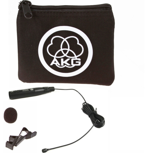 AKG C417PP петличный конденсаторный микрофон, круговой, черный, адаптер фантомного питания в разъёме XLR фото 2