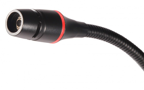 SHURE CVG12DRS-B/C конденсаторный кардиоидный микрофон 12'.2 гибких секции, встроеный преамп, с подставкой, черный, кольцо, mute фото 2