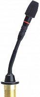 SHURE MX405R/N конференц. микрофон на 'гусиной шее' 5' с предусилителем и индикатором без капсуля, цвет черный.