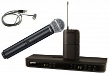 SHURE BLX1288E/W85 M17 662-686 MHz двухканальная радиосистема с петличным микрофоном WL185 и ручным передатчиком SM58