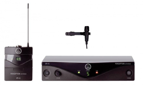 AKG Perception Wireless 45 Pres Set BD A (530-560): радиосистема с портативным передатчиком, 4-8 каналов+петличный микрофон CK99 фото 3