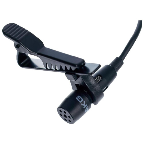петличный конденсаторный микрофон, кардиоидный, черный, 3-контактный mini-XLR, металлическая клипса